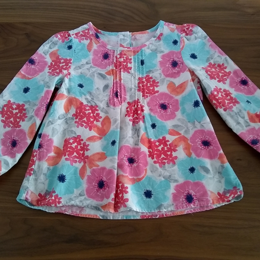 Gymboree Girls floral Top